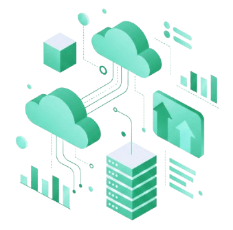 Scalable cloud platforms illustration